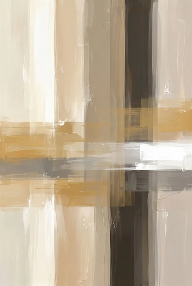 Architectural Neutral Planes (PRT-15697-127369) - Canvas Art Print - 40in X 60in