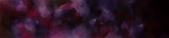 The Nocturnal Void (ART-7878-127328) - Handpainted Art Painting - 60in X 14in