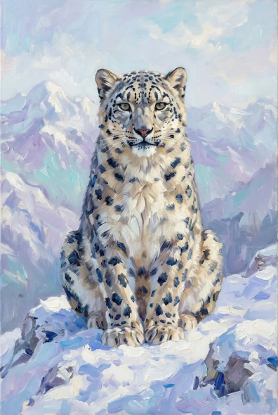 Sentinel Of The Pale Ridge (PRT-15697-126693) - Canvas Art Print - 40in X 60in