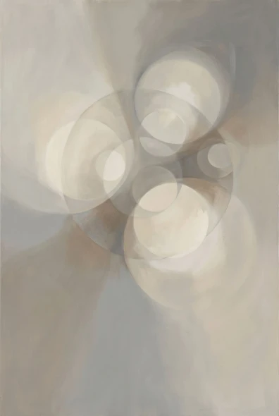 Geometric Luminous Focus (PRT-15697-127389) - Canvas Art Print - 40in X 60in