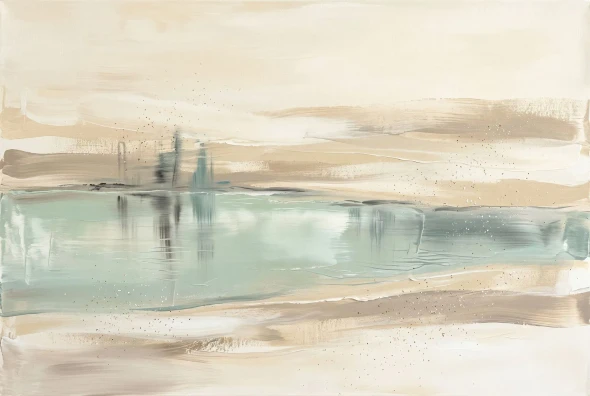 Silence Of The High Peaks (PRT-15697-127517) - Canvas Art Print - 60in X 40in
