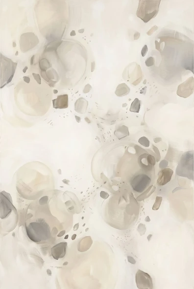 Subtle Cellular Emergence (PRT-15697-127390) - Canvas Art Print - 40in X 60in