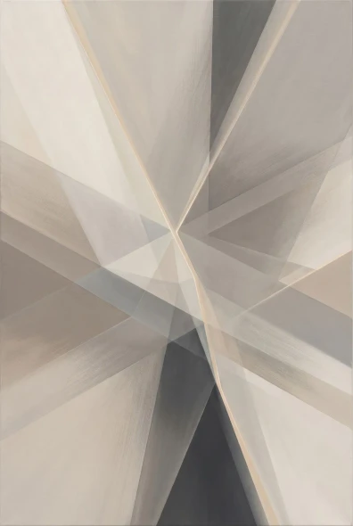 Geometry Of Silent Rays (PRT-15697-127606) - Canvas Art Print - 40in X 60in
