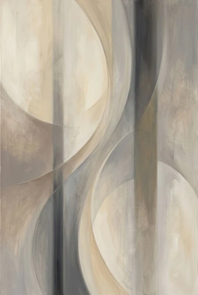Equilibrium Of Pendulum Silence (PRT-15697-127401) - Canvas Art Print - 40in X 60in