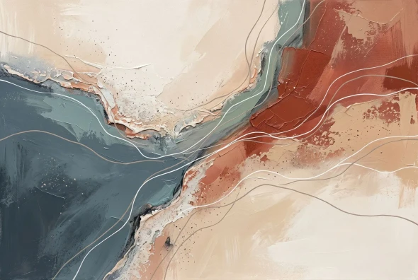 Tides Of Red Earth (PRT-15697-127524) - Canvas Art Print - 60in X 40in