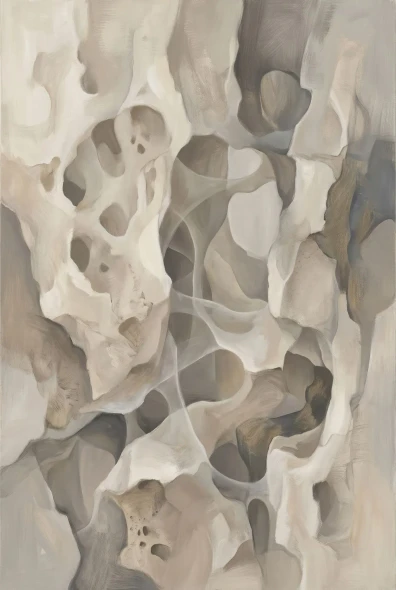 Architectural Karst Labyrinth (PRT-15697-127452) - Canvas Art Print - 40in X 60in