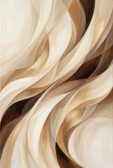 Serpentine Tonal Harmonies (PRT-15697-127560) - Canvas Art Print - 40in X 60in