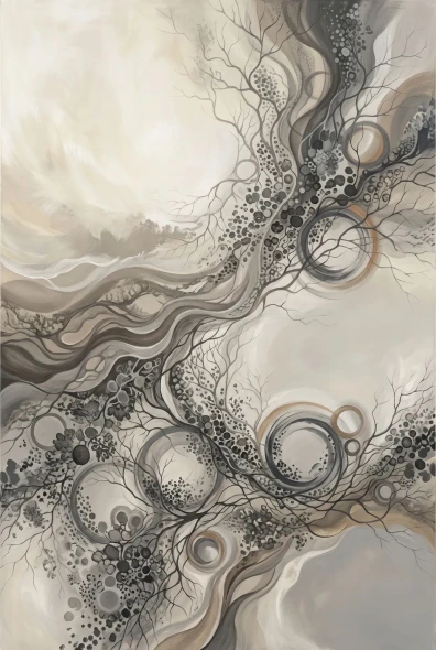 Ecological Continuum Field (PRT-15697-127461) - Canvas Art Print - 40in X 60in