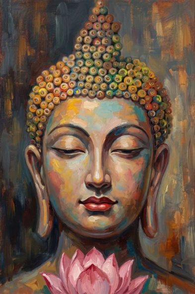 Radiant Peace Within (PRT-15697-126869) - Canvas Art Print - 40in X 60in