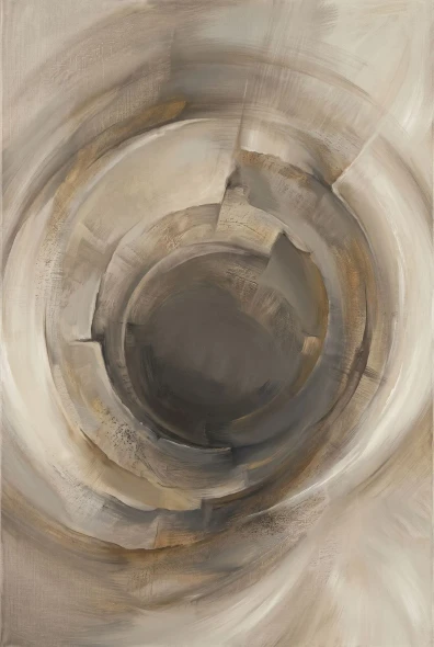Subsurface Caldera Resonance (PRT-15697-127630) - Canvas Art Print - 40in X 60in