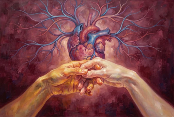Pulse Of Eternal Devotion (PRT-15697-128023) - Canvas Art Print - 60in X 40in