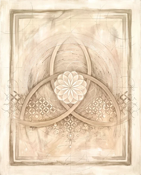 Diagram Of Serene Intellect (PRT-15697-128232) - Canvas Art Print - 48in X 60in