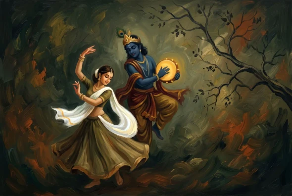 Rhythmic Dance Of Earth And Sky (PRT-15697-128112) - Canvas Art Print - 60in X 40in