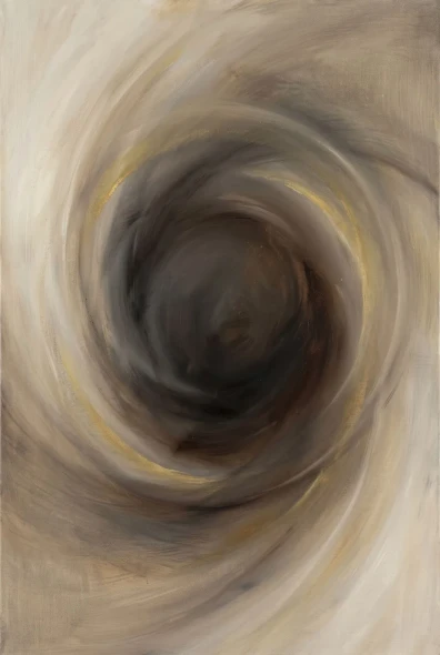 Event Horizon Memory Abstraction (PRT-15697-127579) - Canvas Art Print - 40in X 60in