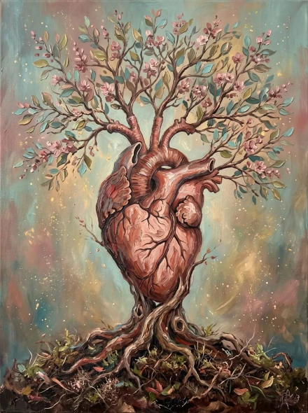Arbor Heart Of Vitality (PRT-15697-127967) - Canvas Art Print - 45in X 60in