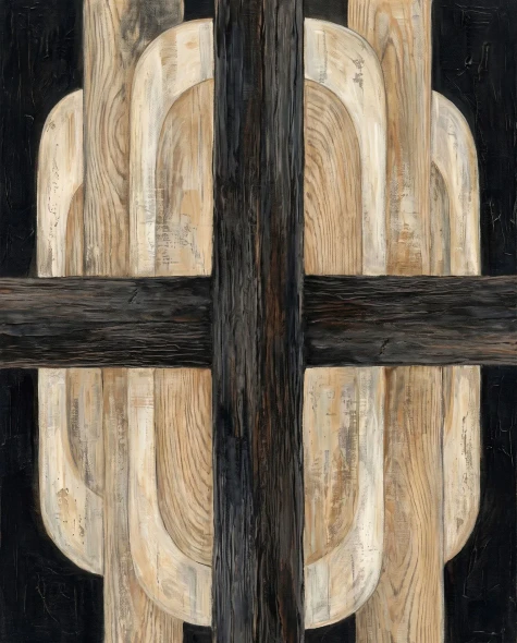 Monolithic Equilibrium (PRT-15697-128376) - Canvas Art Print - 48in X 60in