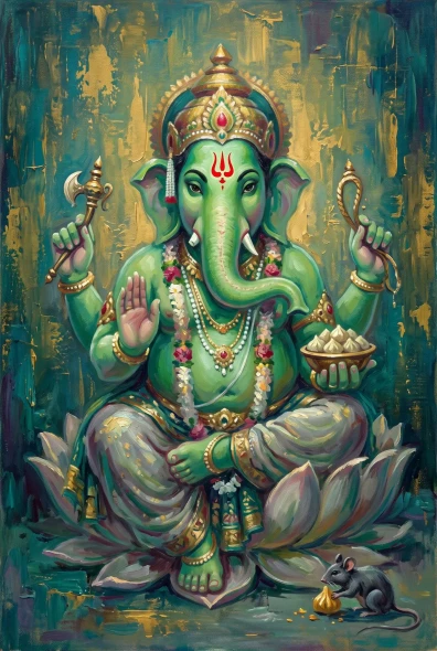 Grace On The Blooming Lotus (PRT-15697-128483) - Canvas Art Print - 40in X 60in