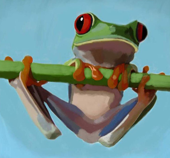 frog paintings,56Anm92,MTO_1550_15172,Artist : Community Artists Group,Mixed Media