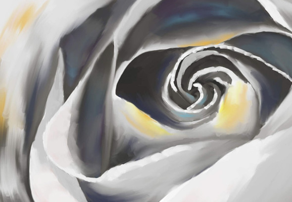 white rose paintings,rose paintings,56Flower10,MTO_1550_15771,Artist : Community Artists Group,Mixed Media