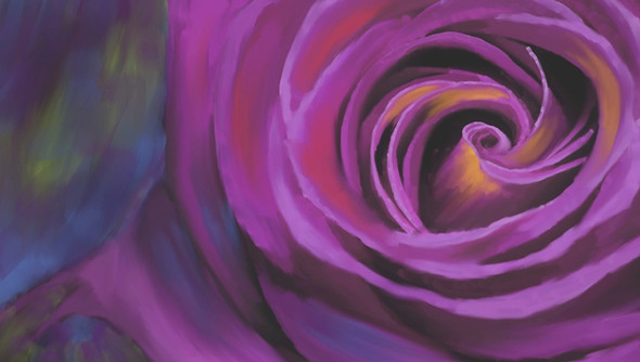violet flower paintings,violet rose paintings,beautiful rose paintings,romance paintings,valentine paintings,56Flower05,MTO_1550_15766,Artist : Community Artists Group,Mixed Media
