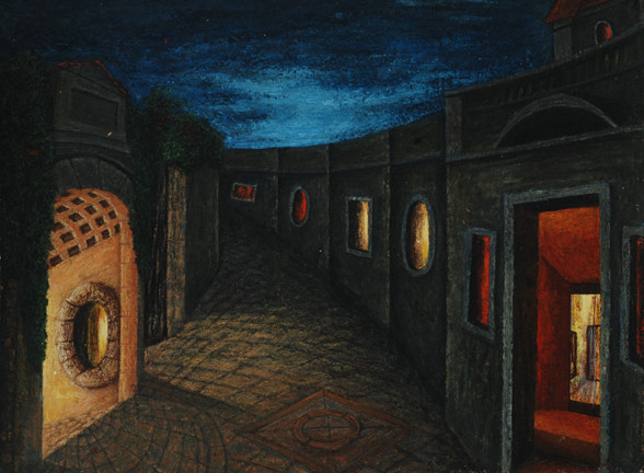 PASSAGE - 3 (ART_2529_19045) - Handpainted Art Painting - 24in X 18in
