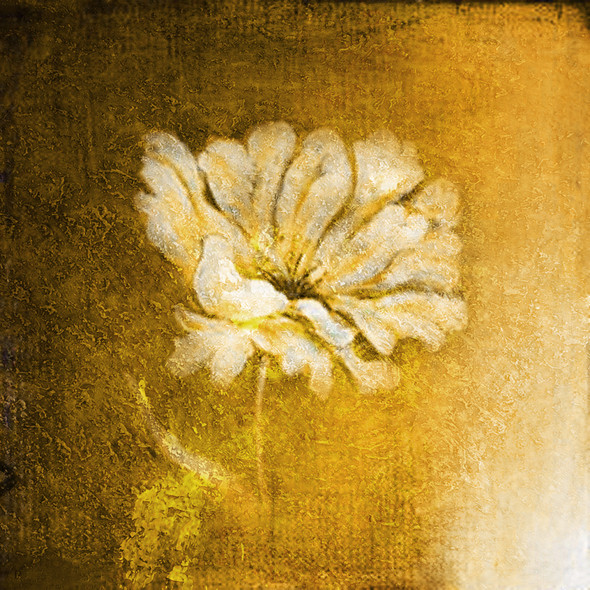 Goldie2 - 32in X 32in,31Gold20_3232,Yellow, Brown,80X80 Size,Gold and Silver Art Canvas Painting