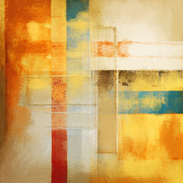 Surbaban - 32in X 32in,31ABT481_3232,Multi-Color,80X80 Size,Abstract Art Canvas Painting