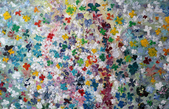 Butterfly Migration (ART_1036_27402) - Handpainted Art Painting - 35in X 22in