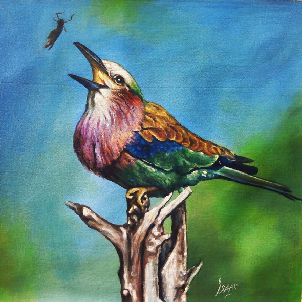 Buy Love Birds: nature landscape acrylic painting Handmade Painting by  TANYA TRIPATHI. Code:ART_7958_55322 - Paintings for Sale online in India.