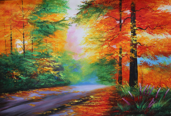 Peace Of Mind (ART_3319_30944) - Handpainted Art Painting - 36in X 24in