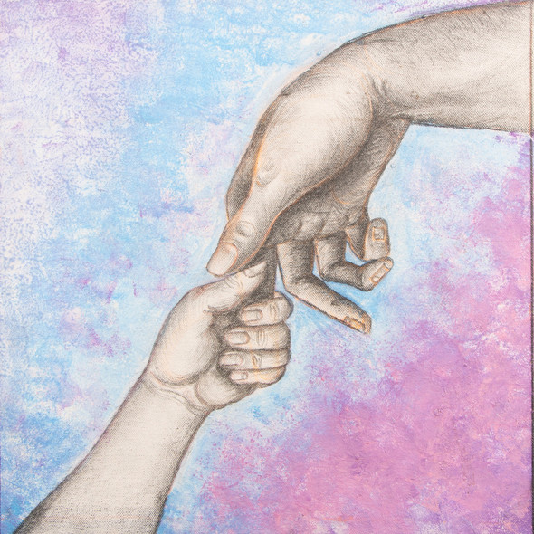 Hand painting (ART_1435_38548) - Handpainted Art Painting - 12in X 12in