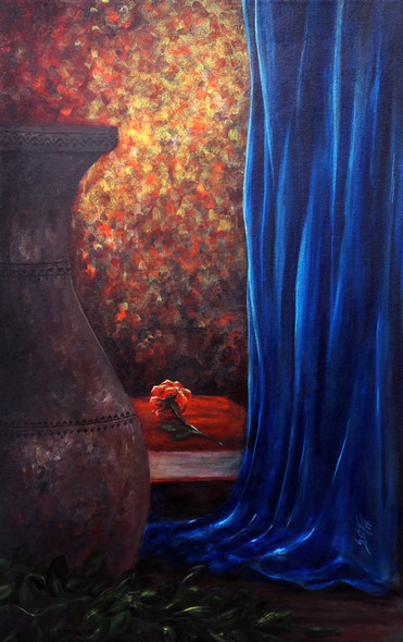 Glorious (ART_464_28685) - Handpainted Art Painting - 20 in X 32in