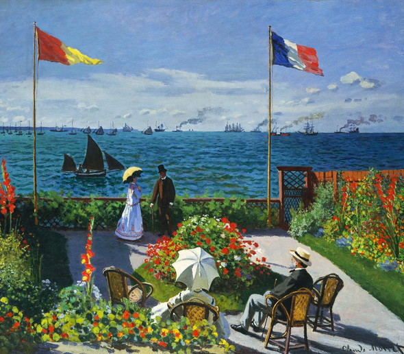 By Claude Monet 11 (PRT_1334) - Canvas Art Print - 32in X 28in