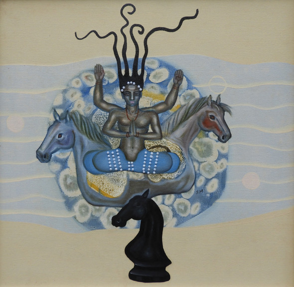 Eternal journey-5 (ART_6977_40839) - Handpainted Art Painting - 24in X 24in