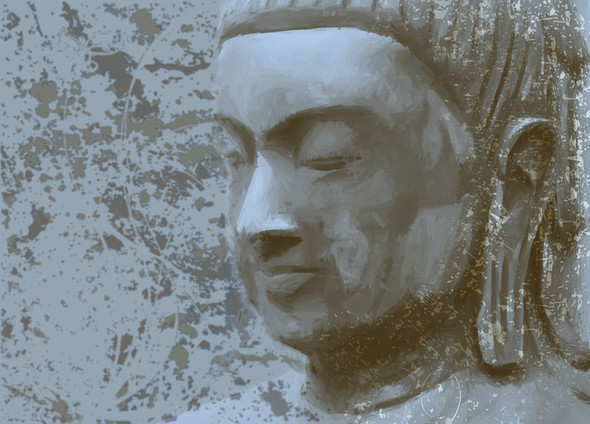 buddha, buddha with closed eyes, buddha sclupture