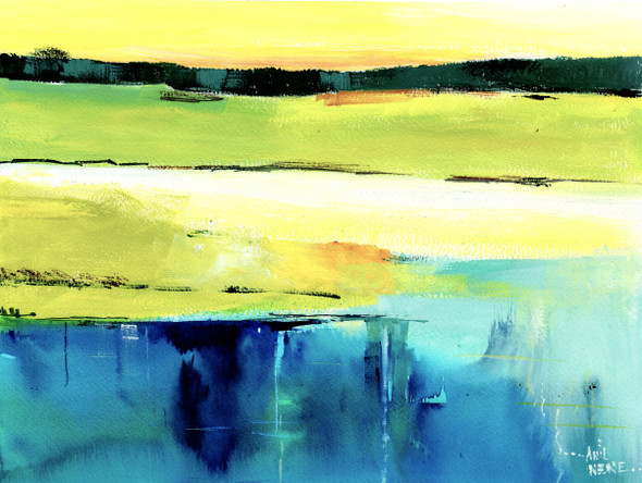 Reflection 1 (PRT_924_42466) - Canvas Art Print - 12in X 9in