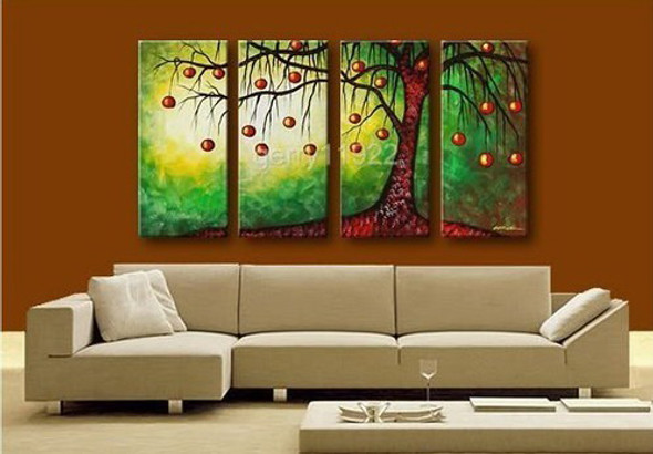 tree, abstract tree, one tree, multi piece tree, friuts