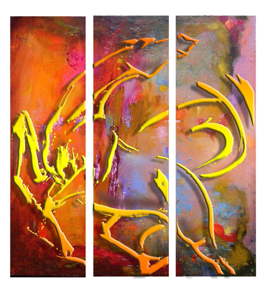 Landscape,Multipiece,Stroke,Abstract