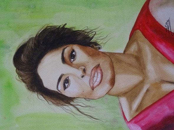 Beautiful (ART_398_51252) - Handpainted Art Painting - 11in X 16in