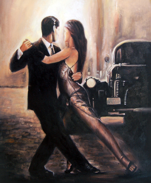 dance, dancing couple, waltz, car, romantic, romantic dance, girl and boy dancing, lady and man dancing, dance painting