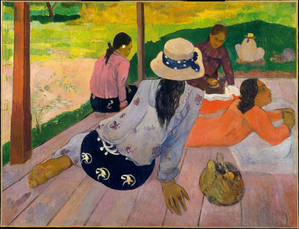 The Siesta by Paul Gauguin
(PRT_4379) - Canvas Art Print - 22in X 17in