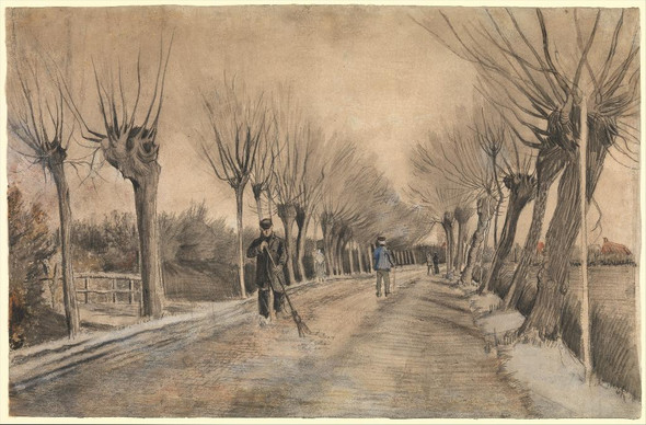 Road In Etten by Vincent Van Gogh
(PRT_4386) - Canvas Art Print - 23in X 15in