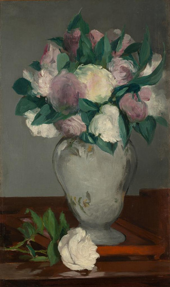 Peonies by Edouard Manet
(PRT_4486) - Canvas Art Print - 14in X 24in