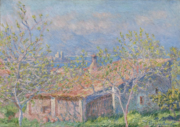 Gardener's House At Antibes (1888) by Claude Monet
(PRT_5220) - Canvas Art Print - 38in X 27in