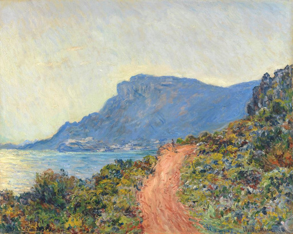 La Corniche Near Monaco (1884)  by Claude Monet
(PRT_5260) - Canvas Art Print - 35in X 28in