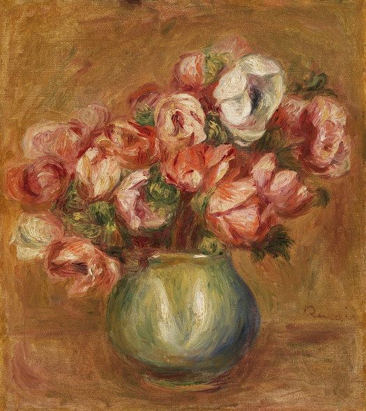 Anemones (An√©mones) (1907) By Pierre-Auguste Renoir (PRT_5604) - Canvas Art Print - 24in X 27in
