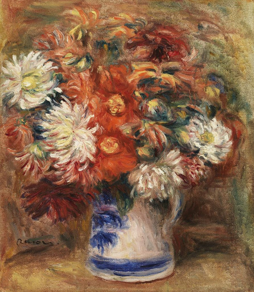 Bouquet (1919) By Pierre-Auguste Renoir (PRT_5609) - Canvas Art Print - 26in X 30in