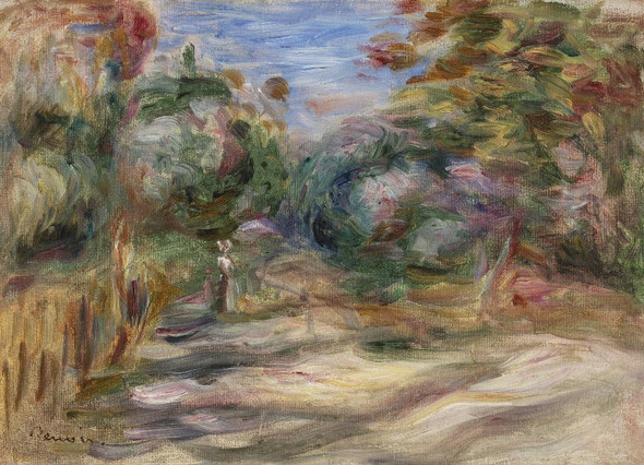 Landscape 2 (Paysage) (1911) By Pierre-Auguste Renoir (PRT_5635) - Canvas Art Print - 30in X 22in