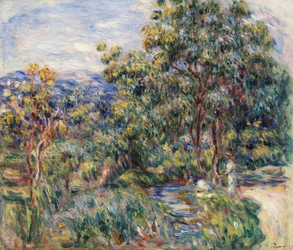 Le B√©al (1912) By Pierre-Auguste Renoir. (PRT_5643) - Canvas Art Print - 30in X 26in