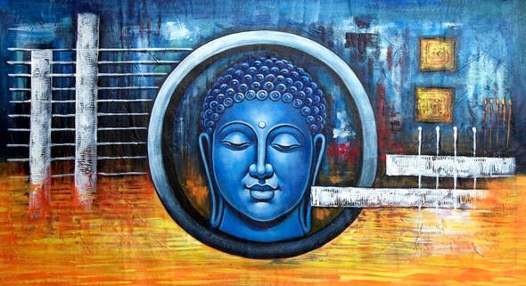 Buddha,Peace,Ahinsa,Meditation,Blue Buddha